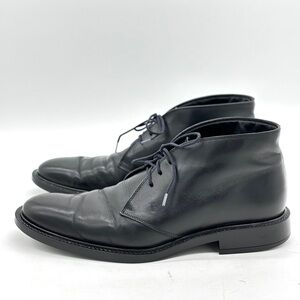 TODs Black Lace Up Ankle Boots Shoes